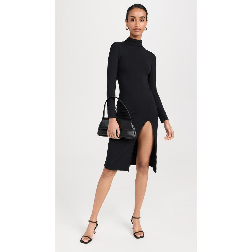 New RE ONA Turtleneck Dress in Black Women's Size M